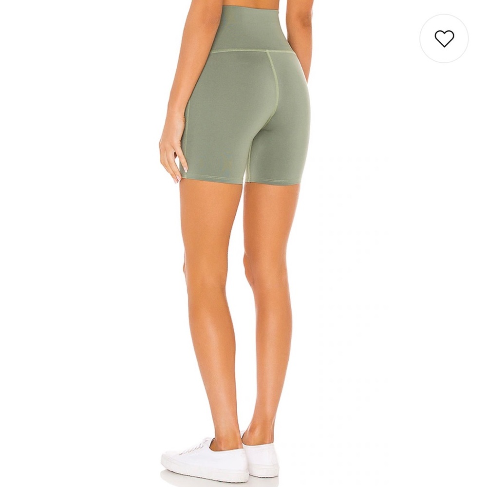 Morgan Stewart Sport Biker Shorts in Cypress - Picture 2 of 6